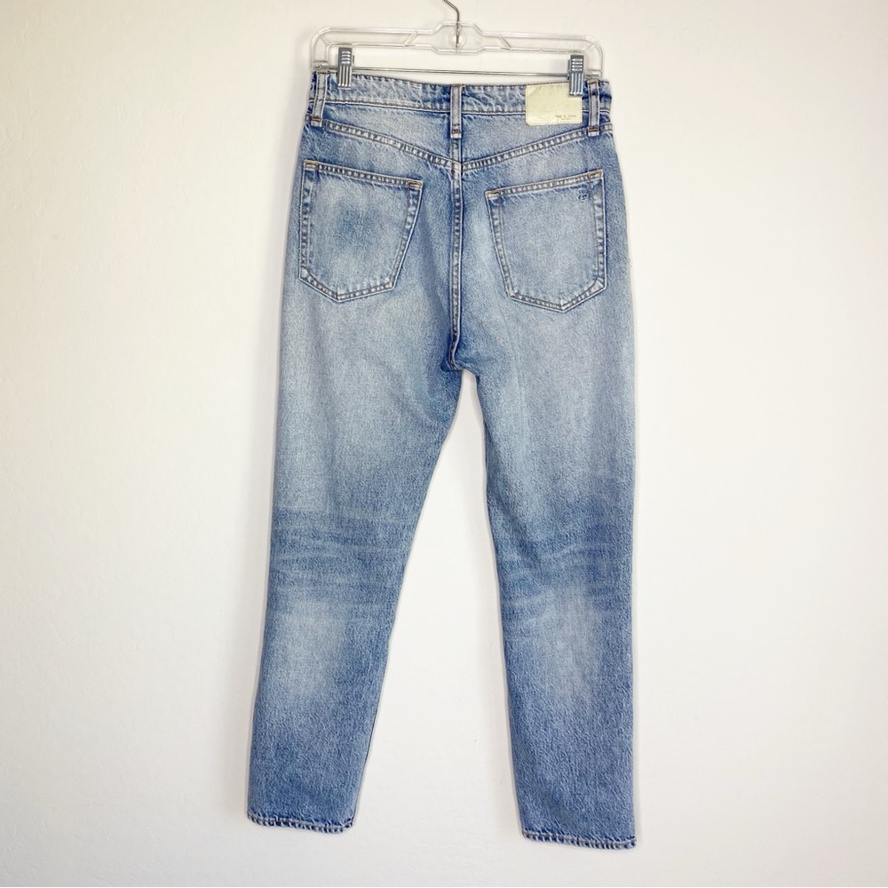 Rag & Bone Nina High-Rise Ankle Cigarette Jean in Dana Point W Holes Size 27 - Picture 3 of 15